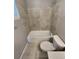 Cozy bathroom featuring a white tub and tiled shower at 1220 W 170Th Ave, Broomfield, CO 80023