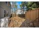 A natural backyard space is ready for your creative gardening and decorating ideas at 20000 Mitchell Pl # 9, Denver, CO 80249