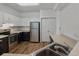 Modern kitchen with stainless steel appliances and ample counter space at 9024 Gale Blvd # 3, Thornton, CO 80260