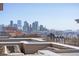 Rooftop deck with city skyline view at 2110 Decatur St, Denver, CO 80211