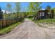 Rustic cabin exterior featuring a gravel driveway, weathered wood siding, and a charming, secluded setting at 63 Sillasen Ln, Golden, CO 80403