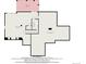 This floor plan showcases the basement, including a recreation room, hall, and covered patio at 16301 E Ida Ave, Centennial, CO 80015