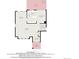 Detailed floor plan showcasing the layout of the kitchen, dining area, and living room at 16301 E Ida Ave, Centennial, CO 80015