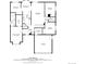 Upper level floor plan featuring a primary bedroom, living room, kitchen, and garage at 1015 S Fulton Ave, Fort Lupton, CO 80621