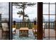 Cozy outdoor space with seating and scenic views, perfect for relaxing or entertaining guests at 29095 Summit Ranch Dr, Golden, CO 80401