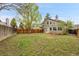 Backyard featuring a lawn and fenced perimeter at 16928 Dandelion Way, Parker, CO 80134