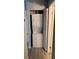 Stackable washer and dryer in a closet at 2678 S Xanadu Way # C, Aurora, CO 80014