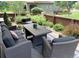 Inviting patio furnished with a comfortable seating area, perfect for outdoor relaxation at 10634 Ashfield St, Highlands Ranch, CO 80126