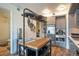 Modern kitchen with stainless steel appliances and a central island at 1750 Wewatta St # 728, Denver, CO 80202