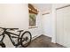 A cozy bedroom with a window that has natural lighting and a closet providing space for storage at 100 Now Colorado Ct # D1, Breckenridge, CO 80424
