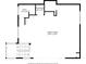 Detailed floorplan view shows layout of Gathering room, bathroom and elevator at 1711 Boulder St, Denver, CO 80211