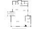 Detailed floorplan view shows layout of living room, kitchen, dining and bedroom at 1711 Boulder St, Denver, CO 80211