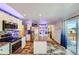 Modern kitchen with stainless steel appliances, granite counters, and a view to the outside at 1824 Morningview Ln, Castle Rock, CO 80109