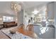 Open dining area adjacent to kitchen, perfect for casual meals and gatherings at 13742 W 67Th Pl, Arvada, CO 80004
