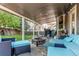 Inviting covered patio with comfortable seating and fire pit, perfect for outdoor relaxation and entertaining at 4889 S Elkhart Ct, Aurora, CO 80015