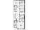 Layout of the second floor highlighting four bedrooms, including the primary suite, three bathrooms, and laundry area at 2116 Chambers Rd, Brighton, CO 80601