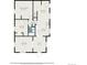 Detailed floor plan showing the layout of the home, including bedrooms, living room, kitchen, and dining area at 2280 S Decatur St, Denver, CO 80219