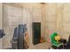 Unfinished basement corner with a green safe and concrete walls at 1967 Haystack Rd, Castle Rock, CO 80104