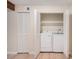Convenient laundry closet with washer and dryer inside the unit at 10251 W 44Th Ave # 3-204, Wheat Ridge, CO 80033