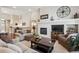 Inviting living room with fireplace, mantel, and comfortable seating arrangement at 1844 S Jay Way, Lakewood, CO 80232