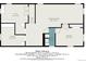 Floorplan showing the layout of the storage, utility, recreation room, bathroom and bedroom at 6868 S Birch Way, Centennial, CO 80122