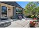 Inviting front porch with seating area perfect for relaxing outdoors at 6868 S Birch Way, Centennial, CO 80122
