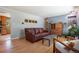 Comfortable living room with hardwood floors and plenty of space at 6868 S Birch Way, Centennial, CO 80122
