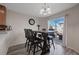 Dining area with table and chairs, plus access to a back patio at 6005 Turnstone Pl, Castle Rock, CO 80104