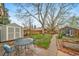 Spacious backyard with mature trees and patio area perfect for entertaining guests at 2731 S Logan St, Englewood, CO 80113