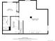 Floorplan view of the home's basement featuring a recreation room, bedroom, and storage at 7750 S Buchanan Way, Aurora, CO 80016