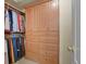 Walk-in closet with custom organizers and shelving at 1404 Whitehall Dr # C, Longmont, CO 80504