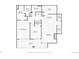 Floor plan showcasing the layout of the main bedroom, balcony, kitchen, bathroom, and living room at 1404 Whitehall Dr # C, Longmont, CO 80504