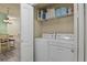 Convenient laundry room with washer and dryer units at 1404 Whitehall Dr # C, Longmont, CO 80504