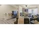 Cozy living room with a fireplace, plush seating, and contemporary decor for a welcoming ambiance at 1404 Whitehall Dr # C, Longmont, CO 80504
