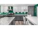 Chef's kitchen with stainless steel appliances and a large island, perfect for entertaining at 2650 S Vaughn Way # D, Aurora, CO 80014