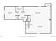 Basement floorplan with a game room, living room, bedroom, and utility closet at 452 Deframe Ct, Golden, CO 80401