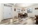 Formal dining area with hardwood floors and a chandelier at 12243 Joplin St, Commerce City, CO 80603