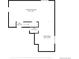 Downstairs floor plan featuring recreation room, Gathering room, hall and bathroom at 762 Hughes Ln, Highlands Ranch, CO 80126