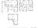 Full home floor plan including the main, upper, and lower levels of the house at 762 Hughes Ln, Highlands Ranch, CO 80126