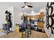 Bright dining area with kitchen view at 750 S Clinton St # 6B, Denver, CO 80247