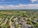 Expansive aerial view showing home close to a golf course and other neighborhood amenities at 11585 Decatur St # B, Denver, CO 80234