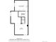 Basement floor plan features utility room and bathroom at 11585 Decatur St # B, Denver, CO 80234