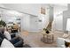 Inviting dining area with modern lighting, view of staircase and entrance at 4674 Winona Pl, Broomfield, CO 80020