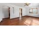 Bright living room with hardwood floors at 3230 S Bannock St, Englewood, CO 80110