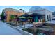 Outdoor seating area of a market and restaurant at 3230 S Bannock St, Englewood, CO 80110