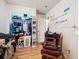 Small bedroom closet with shelving and hanging rod at 4982 W Kentucky Ave, Denver, CO 80219