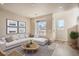Inviting living room featuring stylish decor and ample natural light at 6817 Huddersfield Ln, Castle Pines, CO 80108