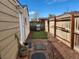 Small backyard with artificial turf and storage shed at 985 Xavier St, Denver, CO 80204
