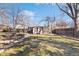 Fenced backyard with large shed at 10826 Livingston Dr, Northglenn, CO 80234
