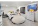 Bright bedroom featuring recessed lighting, a beanbag chair, and charming personal touches at 2249 Weatherstone Cir, Highlands Ranch, CO 80126